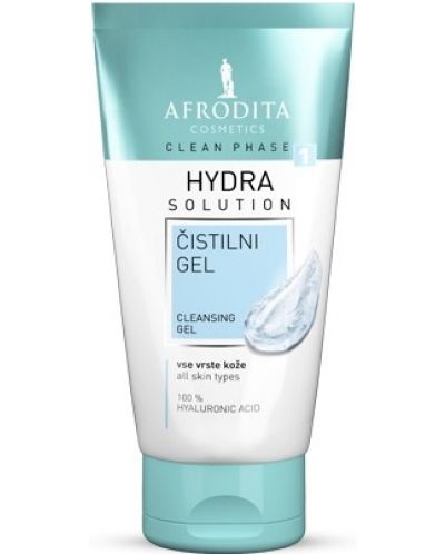 Afrodita Clean Phase Измивен гел за лице Hydra, 150 ml - 1